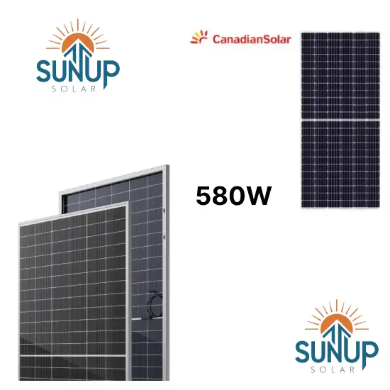 Canadian Solar 580W TOPCON N Type BI-FACIAL Solar Panel