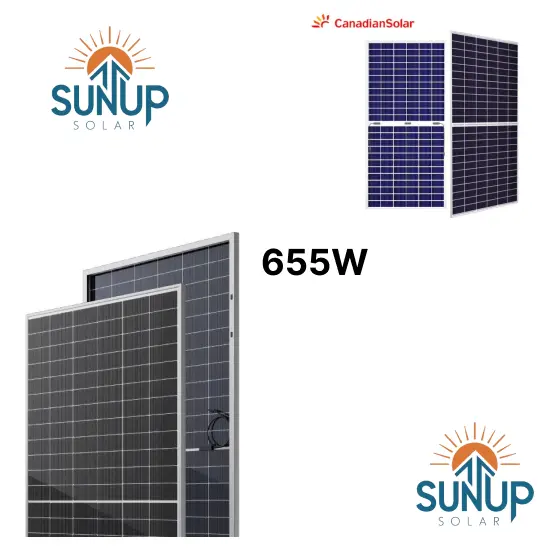 Canadian Solar 655Watts Bifacial Mono PERC Solar Panel